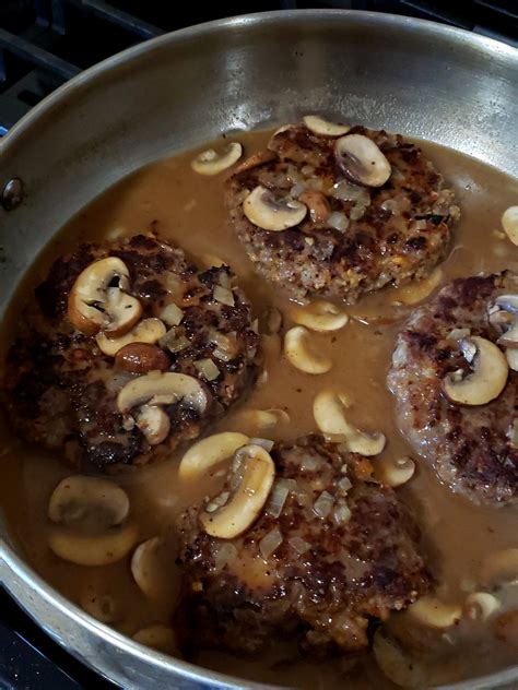 salisbury steak with hamburger meat